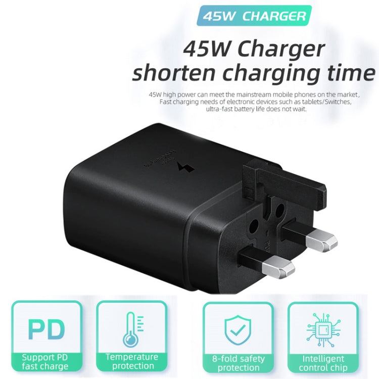 M135 45W USB-C / Type-Cポート急速充電器、UKプラグ、UKプラグ