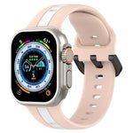 ツーカラー ループバックル シリコンウォッチバンド、Apple Watch Ultra 49mm用、Apple Watch Series 8&7 45mm用、Apple Watch Series 8&7 41mm用