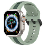 ツーカラー ループバックル シリコンウォッチバンド、Apple Watch Ultra 49mm用、Apple Watch Series 8&7 45mm用、Apple Watch Series 8&7 41mm用