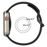 ツーカラー ループバックル シリコンウォッチバンド、Apple Watch Ultra 49mm用、Apple Watch Series 8&7 45mm用、Apple Watch Series 8&7 41mm用