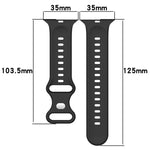 バタフライバックル ツーカラー シリコンウォッチバンド、Apple Watch Ultra 49mm用、Apple Watch Series 8&7 45mm用、Apple Watch Series 8&7 41mm用