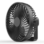 多機能LED充電式屋外ポータブルテントキャンプファン、ブラック、ホワイト