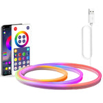 NH021 防水 3m TUYA WIFI 音楽同期 RGB ネオンロープライト、NH021