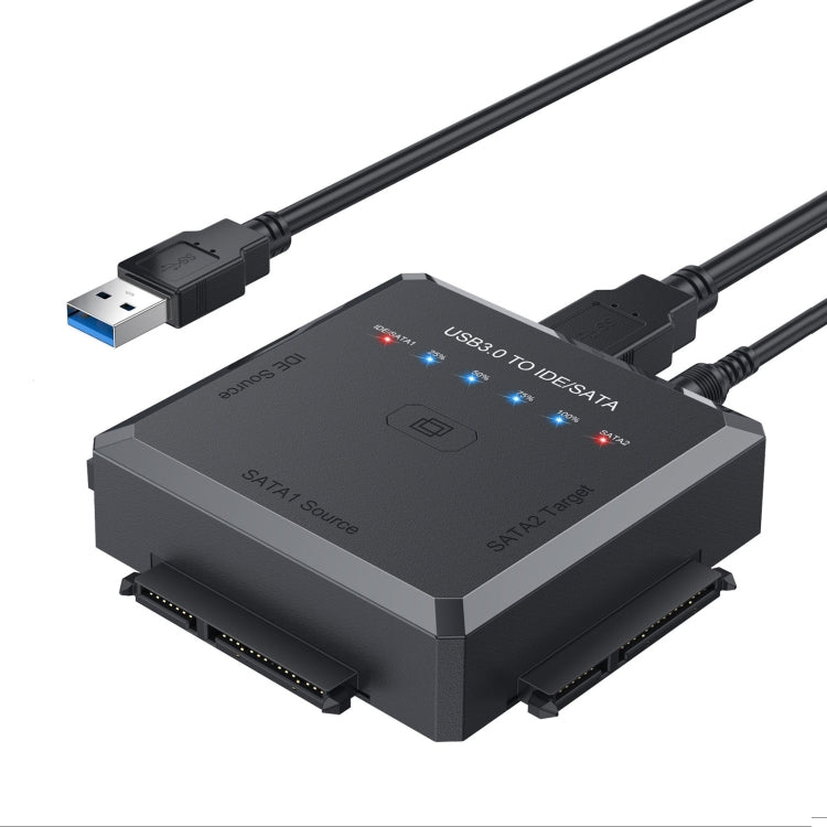 USB3.0 to SATAまたはIDEハードドライブアダプターコンバーター クローン機能付き