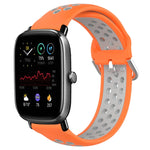 20mm Perforated Breathable Sports Silicone Watch Band, For Amazfit GTS 2 Mini, For Amazfit GTS 2, For Amazfit GTS