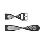 20mm Perforated Breathable Sports Silicone Watch Band, For Garmin Forerunner 245, For Garmin Forerunner 245 Music, For Garmin Forerunner 645