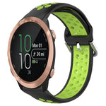 20mm Perforated Breathable Sports Silicone Watch Band, For Garmin Forerunner 245, For Garmin Forerunner 245 Music, For Garmin Forerunner 645