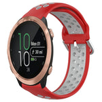 20mm Perforated Breathable Sports Silicone Watch Band, For Garmin Forerunner 245, For Garmin Forerunner 245 Music, For Garmin Forerunner 645