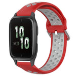 20mm Perforated Breathable Sports Silicone Watch Band, For Garmin Forerunner 645 Music, For Garmin Forerunner Sq2, For Garmin Forerunner Sq2 Music