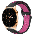 22mm Perforated Breathable Sports Silicone Watch Band, For Huawei Watch 3 Pro, For Huawei GT2 Pro, For Honor Watch GS 3