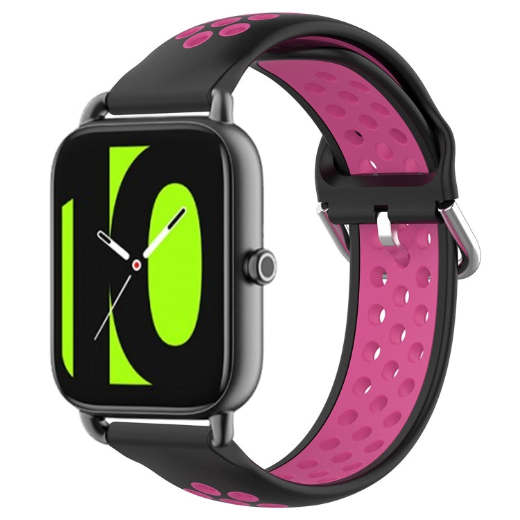 22mm Perforated Breathable Sports Silicone Watch Band, For Xiaomi MI Watch Sport, For Xiaomi Haylou RT2 LS10, For  Xiaomi Haylou RS4 LS12