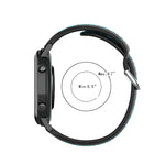 22mm Perforated Breathable Sports Silicone Watch Band, For Amazfit GTR 3 Pro, For Amazfit GTR 2e, For Amazfit GTR 2