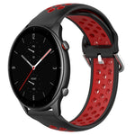 22mm Perforated Breathable Sports Silicone Watch Band, For Amazfit GTR 3 Pro, For Amazfit GTR 2e, For Amazfit GTR 2