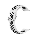 22mm Perforated Breathable Sports Silicone Watch Band, For Amazfit 3, For Amazfit GTR 47mm