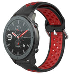 22mm Perforated Breathable Sports Silicone Watch Band, For Amazfit 3, For Amazfit GTR 47mm