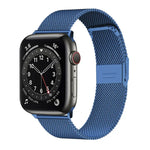 ミラノメタルスチールメッシュ一体型バックルウォッチバンド、Apple Watch Series 8&7 41mm用、Apple Watch Ultra 49mm / Series 8&7 45mm用