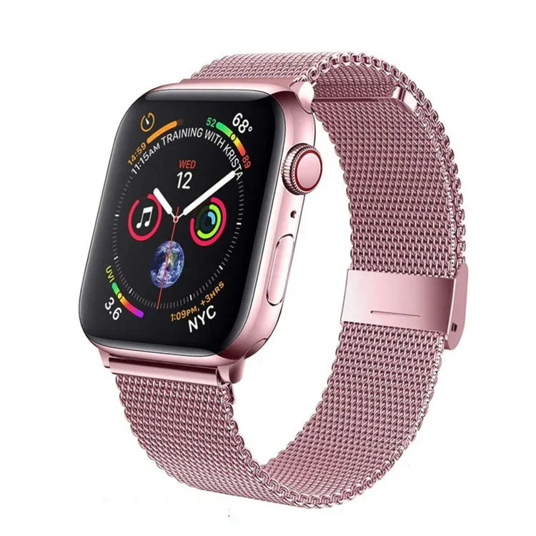 ミラノメタルスチールメッシュ一体型バックルウォッチバンド、Apple Watch Series 8&7 41mm用、Apple Watch Ultra 49mm / Series 8&7 45mm用