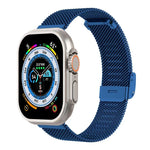 ミラノメタルスチールメッシュ一体型バックルウォッチバンド、Apple Watch Series 8&7 41mm用、Apple Watch Ultra 49mm / Series 8&7 45mm用