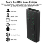 M1 ポータブルミニボイスチェンジャーモジュレーター 調整可能な音声機能付き＆電話・コンピューター・サウンドカード・マイクツール, M1