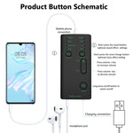 M1 ポータブルミニボイスチェンジャーモジュレーター 調整可能な音声機能付き＆電話・コンピューター・サウンドカード・マイクツール, M1