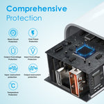 NORTHJO NOPD2501 PD 25W USB-C / Type-C シングルポート急速充電器、USプラグ、EUプラグ、UKプラグ、AUプラグ