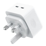 NORTHJO NOGAN3502 GaN PD PPS 35W デュアル USB-C / Type-C 壁用急速充電器、EUプラグ、UKプラグ