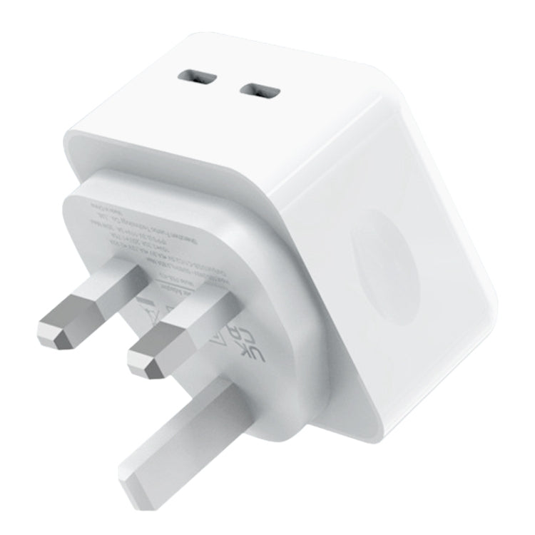 NORTHJO NOGAN3502 GaN PD PPS 35W デュアル USB-C / Type-C 壁用急速充電器、EUプラグ、UKプラグ