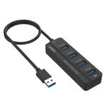 Onten 5305 4-in-1 USB3.0 4ポート ハブ ドッキングステーション、5305