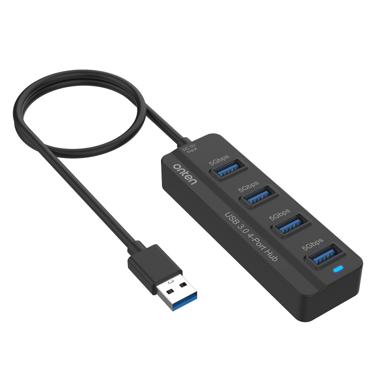 Onten 5305 4-in-1 USB3.0 4ポート ハブ ドッキングステーション、5305