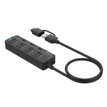 Onten UCA5306 7-in-2 USB3.0 + Type-C 7ポート ハブ ドッキングステーション OTG機能対応、UCA5306