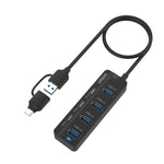 Onten UCA5306 7-in-2 USB3.0 + Type-C 7ポート ハブ ドッキングステーション OTG機能対応、UCA5306