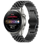 Five Bull Half Round Stainless Steel Watch Band + Strap Removal Tool, For Huawei Watch GT3 SE, For Huawei Watch Buds, For Huawei Watch3 Pro New, For Huawei Watch GT3 Pro 46mm, For Huawei Watch GT Runner, For Huawei Watch GT3 46mm