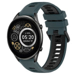 22mm Sports Two-Color Silicone Watch Band, For Xiaomi Haylou RT2 LS10, For  Xiaomi Haylou RS4 LS12