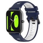 22mm Sports Two-Color Silicone Watch Band, For Xiaomi Haylou RT2 LS10, For  Xiaomi Haylou RS4 LS12