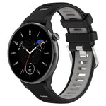 Samsung Galaxy Watch 6 40mm、Samsung Galaxy Watch 6 Classic 43mm 用20mmスポーツ二色スチールバックルシリコンウォッチバンド