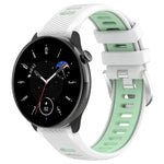 Samsung Galaxy Watch 6 40mm、Samsung Galaxy Watch 6 Classic 43mm 用20mmスポーツ二色スチールバックルシリコンウォッチバンド