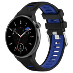 Samsung Galaxy Watch 6 40mm、Samsung Galaxy Watch 6 Classic 43mm 用20mmスポーツ二色スチールバックルシリコンウォッチバンド
