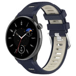 Samsung Galaxy Watch 6 40mm、Samsung Galaxy Watch 6 Classic 43mm 用20mmスポーツ二色スチールバックルシリコンウォッチバンド