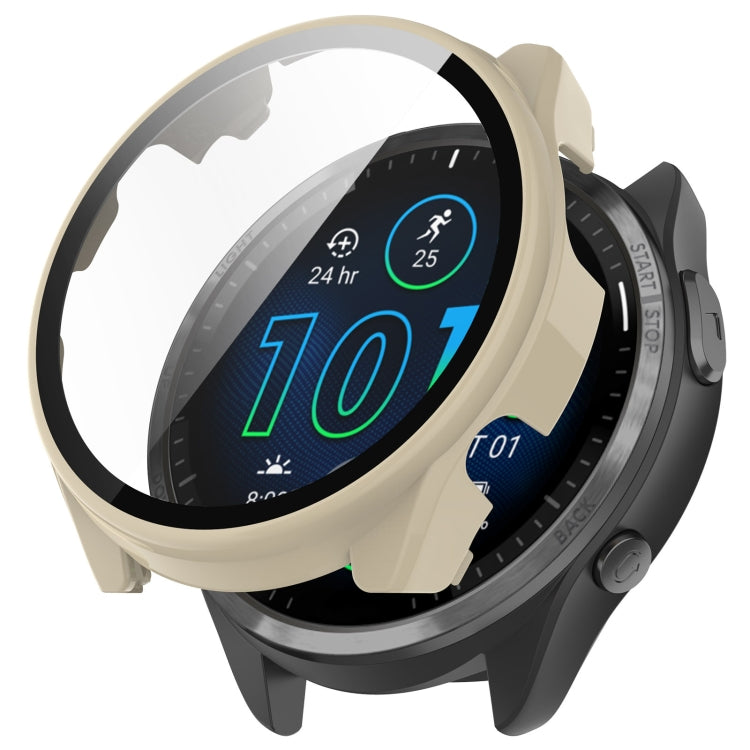 PC + Toughened Film Integrated Watch Protective Case, For Garmin Forerunner 965