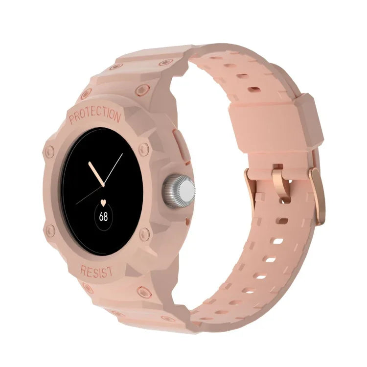 Google Pixel Watch 用 JUNSUNMAY 一体型 TPU 調節可能な伸縮性時計バンド