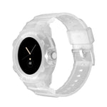 Google Pixel Watch 用 JUNSUNMAY 一体型 TPU 調節可能な伸縮性時計バンド