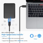 JUNSUNMAY USB-C / Type-C メス to オス USB 3.0 Micro B アダプターコンバーター 1個、2個セット