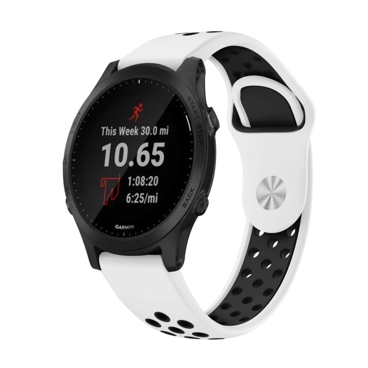 22mm Sports Breathable Silicone Watch Band, For Garmin Forerunner 945, For Garmin Forerunner 935, For Garmin Forerunner 965, For Garmin Instinct 2