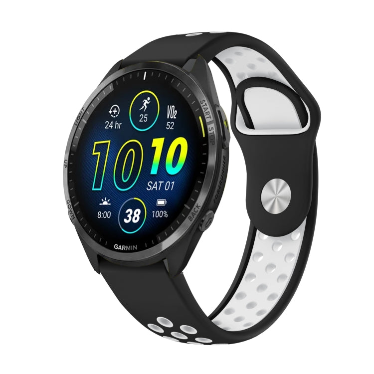 22mm Sports Breathable Silicone Watch Band, For Garmin Forerunner 945, For Garmin Forerunner 935, For Garmin Forerunner 965, For Garmin Instinct 2