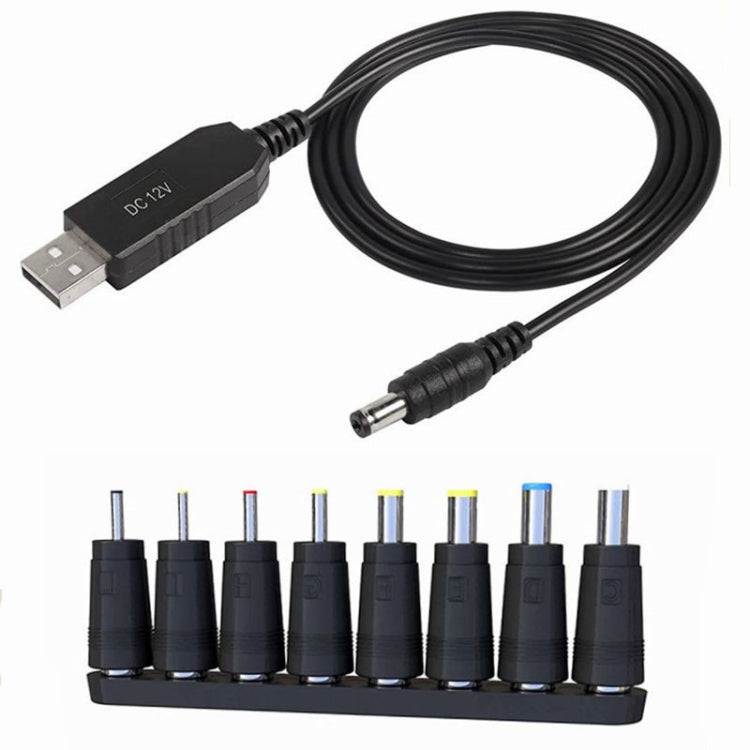 USB DC 5Vから12Vセットアップケーブルコンバーターアダプター、DC 5Vから12V