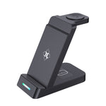 B20A 15W Qi ワイヤレス充電スタンド iPhone iWatch Airpods対応、Apple用B20A