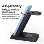 B20A 15W Qi ワイヤレス充電スタンド iPhone iWatch Airpods対応、Apple用B20A
