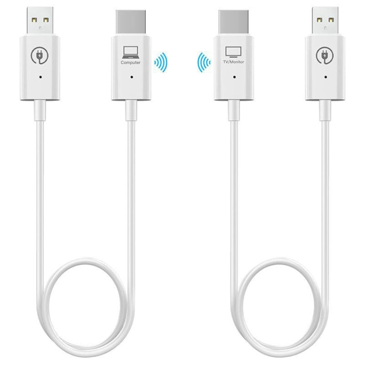 ワイヤレス HDMI 送信機・受信機キット、HDMI ワイヤレスエクステンダーアダプター、1080P 60fps ビデオオーディオ投影 PC、ノートパソコン、カメラから HDTV/プロジェクターへ