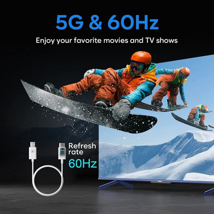 ワイヤレス HDMI 送信機・受信機キット、HDMI ワイヤレスエクステンダーアダプター、1080P 60fps ビデオオーディオ投影 PC、ノートパソコン、カメラから HDTV/プロジェクターへ