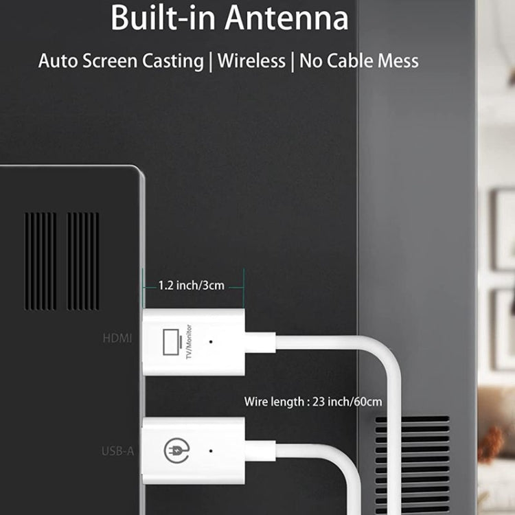 ワイヤレス HDMI 送信機・受信機キット、HDMI ワイヤレスエクステンダーアダプター、1080P 60fps ビデオオーディオ投影 PC、ノートパソコン、カメラから HDTV/プロジェクターへ